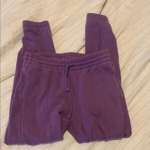 Aritzia Purple Jogger Pants